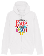 Life Is Better At The Beach Hanorac cu fermoar Unisex Connector