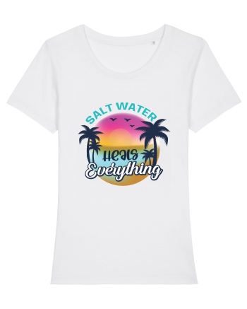 Salt Water Heals Everything White