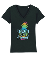 Tough But Sweet Tricou mânecă scurtă guler V Damă Evoker