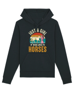 Just A Girl Who Loves Horses Hanorac Unisex Drummer