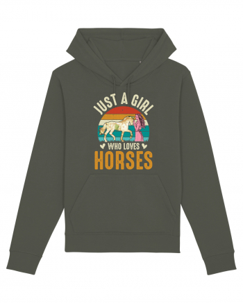 Just A Girl Who Loves Horses Khaki