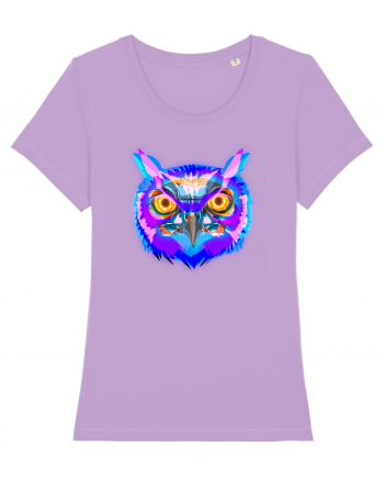 Skull Neon Owl Lavender Dawn