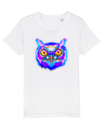 Skull Neon Owl White