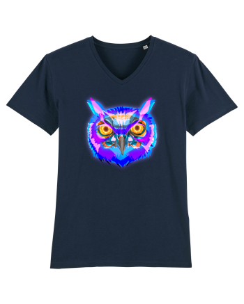 Skull Neon Owl French Navy