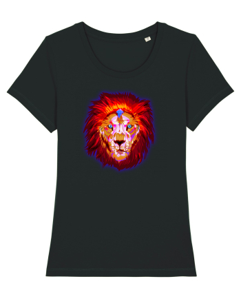 Skull Neon Lion Black
