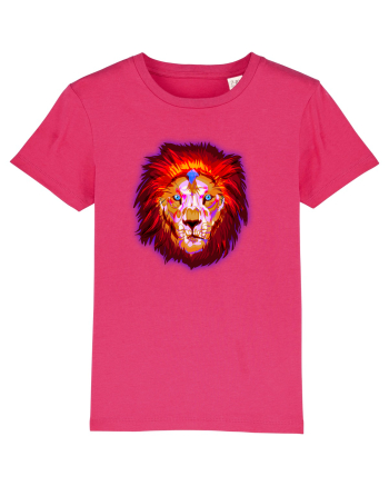 Skull Neon Lion Raspberry