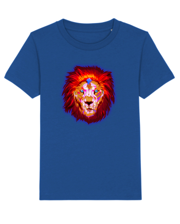 Skull Neon Lion Majorelle Blue