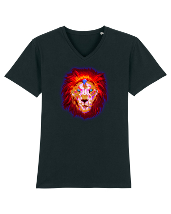 Skull Neon Lion Black