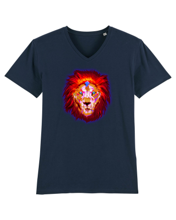 Skull Neon Lion French Navy