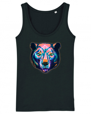 Skull Neon Bear Black