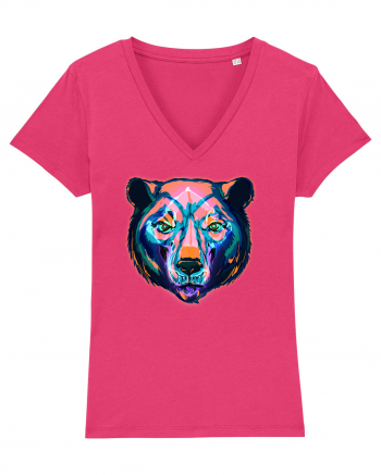 Skull Neon Bear Raspberry