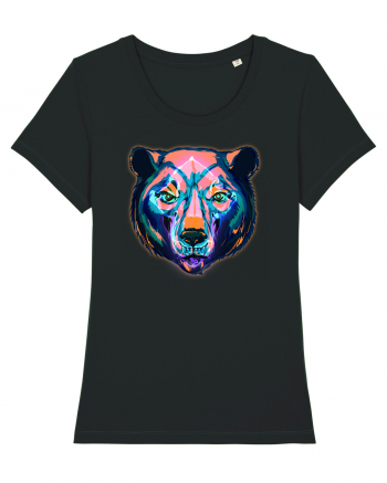 Skull Neon Bear Black