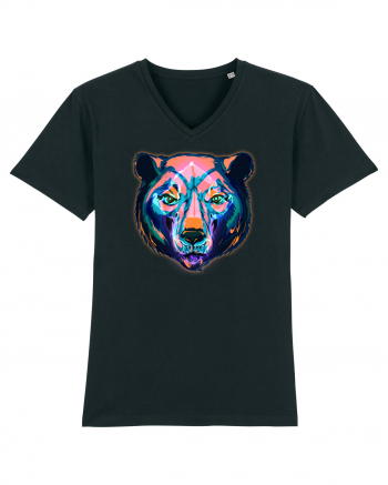 Skull Neon Bear Black