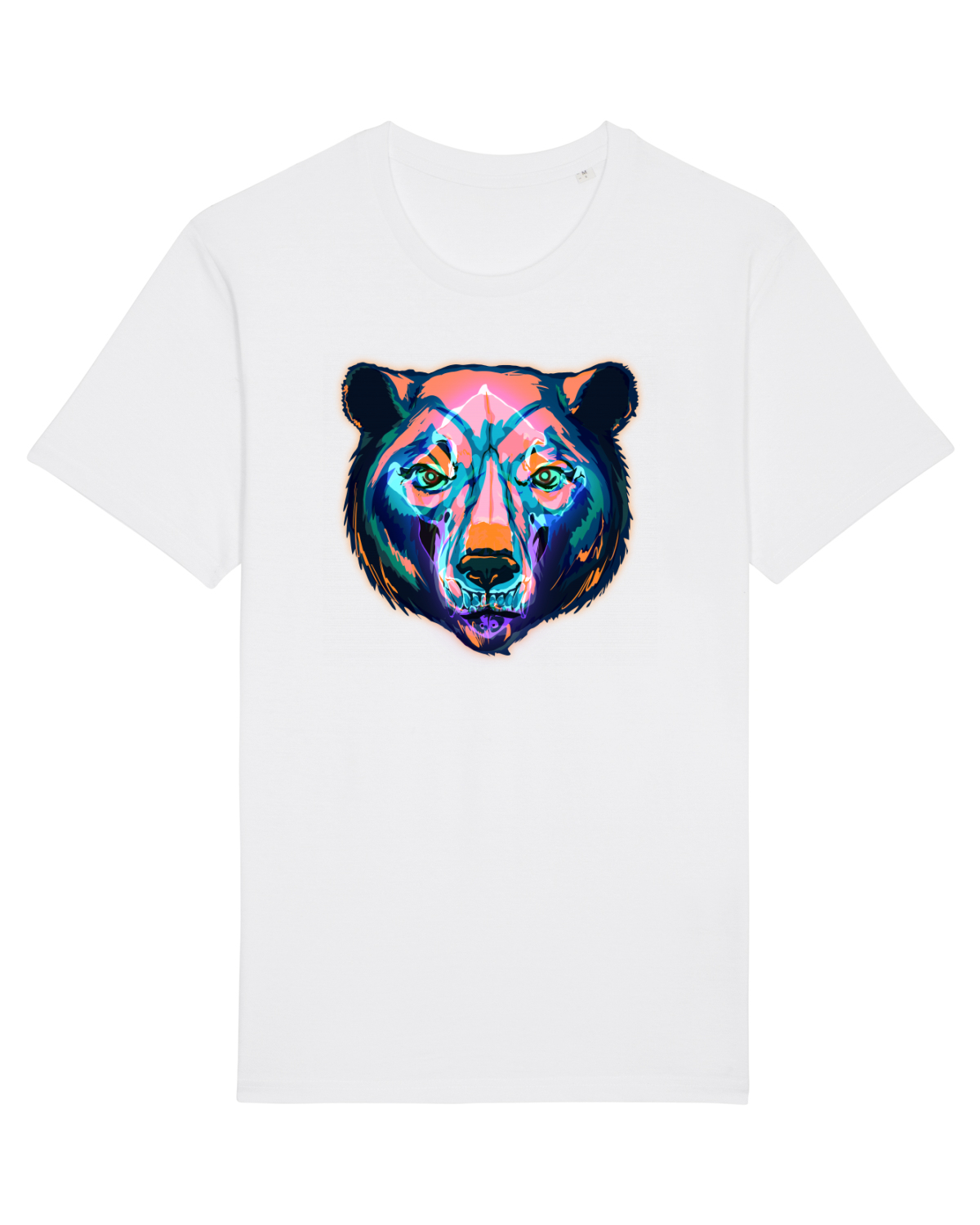 Tricou mânecă scurtă Unisex Rocker White