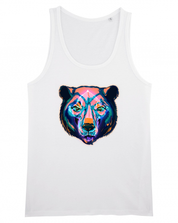 Skull Neon Bear White