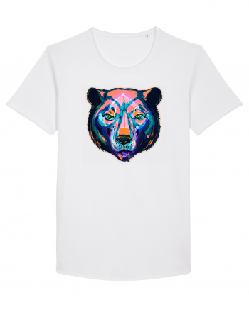 Skull Neon Bear White