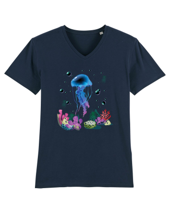 Blue Jellyfish French Navy