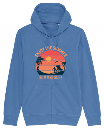 Enjoy The Summer Surf Sunset Bright Blue
