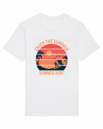Enjoy The Summer Surf Sunset Tricou mânecă scurtă Unisex Rocker