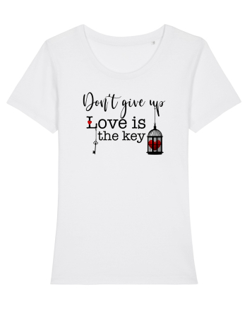 LOVE is the Key - Don't Give Up White