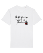 LOVE is the Key - Don't Give Up Tricou mânecă scurtă Unisex Rocker