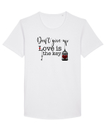 LOVE is the Key - Don't Give Up Tricou mânecă scurtă guler larg Bărbat Skater