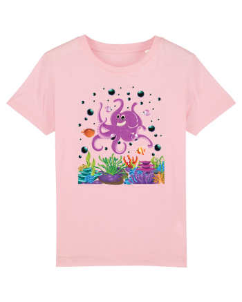 Happy Octopus Cotton Pink