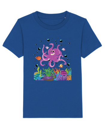 Happy Octopus Majorelle Blue