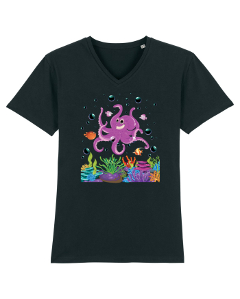 Happy Octopus Black