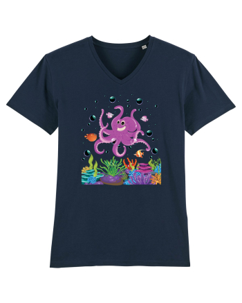 Happy Octopus French Navy