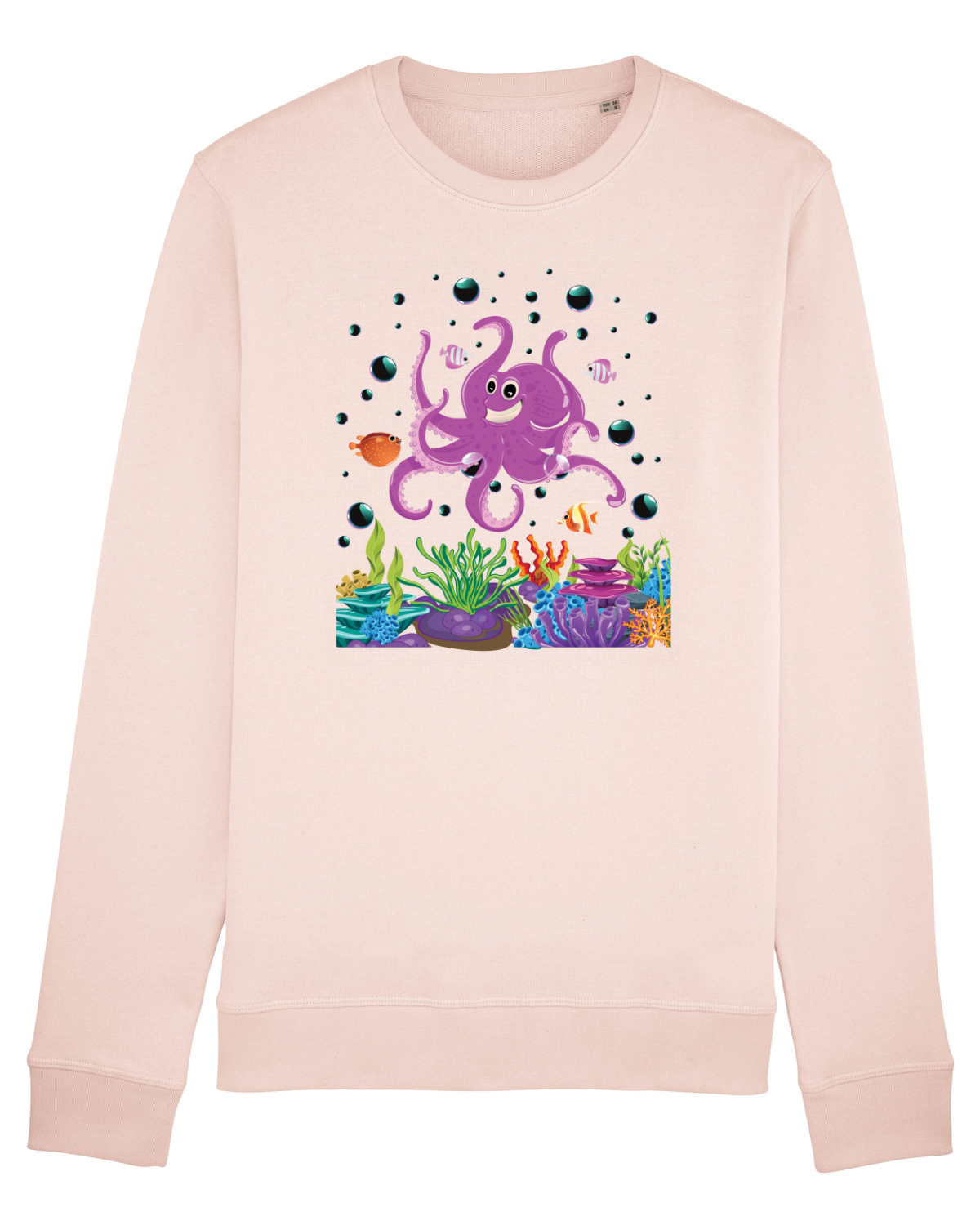 Bluză mânecă lungă Unisex Rise Candy Pink