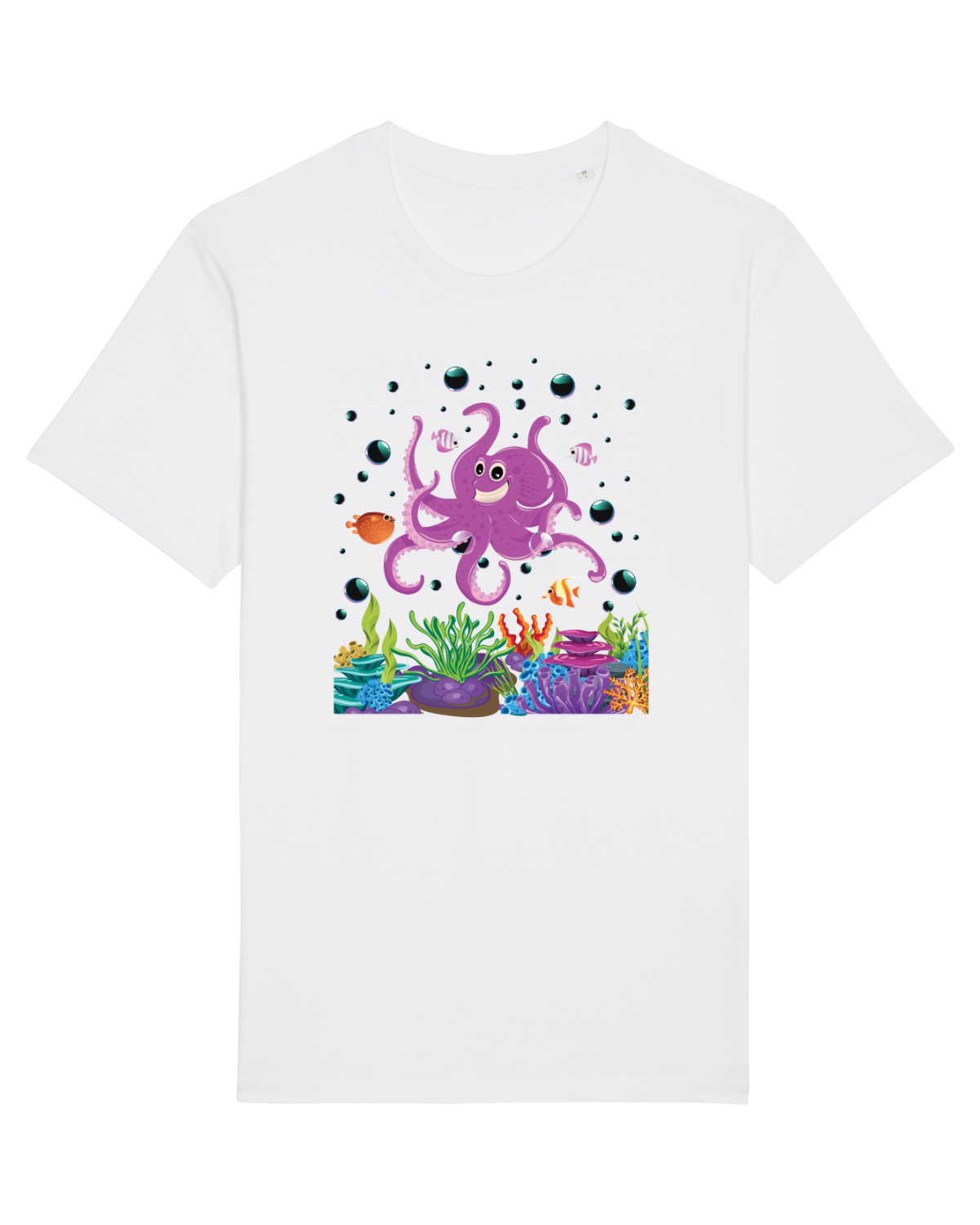 Tricou mânecă scurtă Unisex Rocker White
