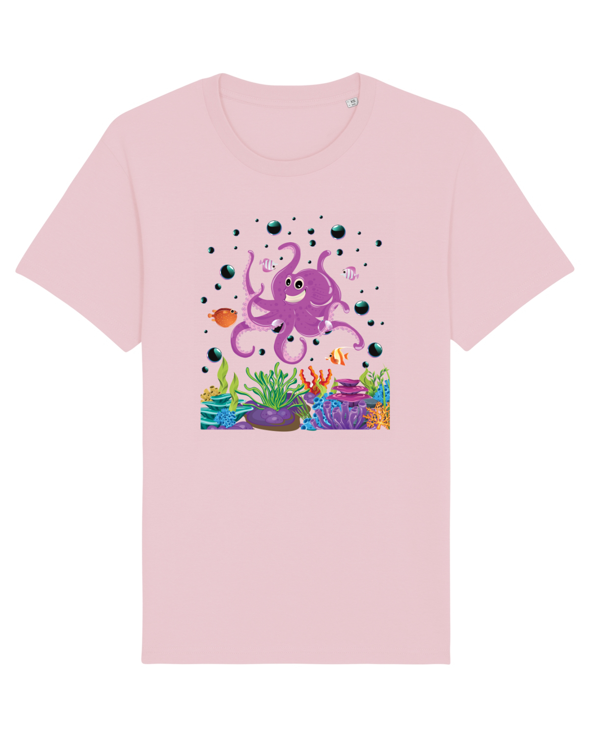 Tricou mânecă scurtă Unisex Rocker Cotton Pink