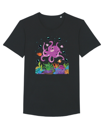 Happy Octopus Black