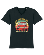 Not Living With My Parents Anymore Tricou mânecă scurtă guler V Bărbat Presenter