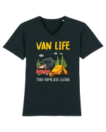 Tiny Home Big Living Tricou mânecă scurtă guler V Bărbat Presenter