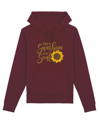 There Is Sunshine In My Soul Burgundy