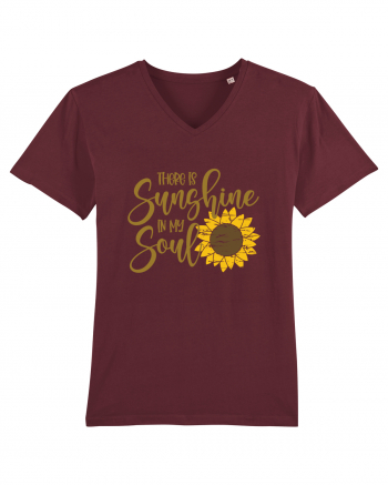 There Is Sunshine In My Soul Burgundy