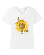 Live By The Sun Tricou mânecă scurtă guler V Bărbat Presenter
