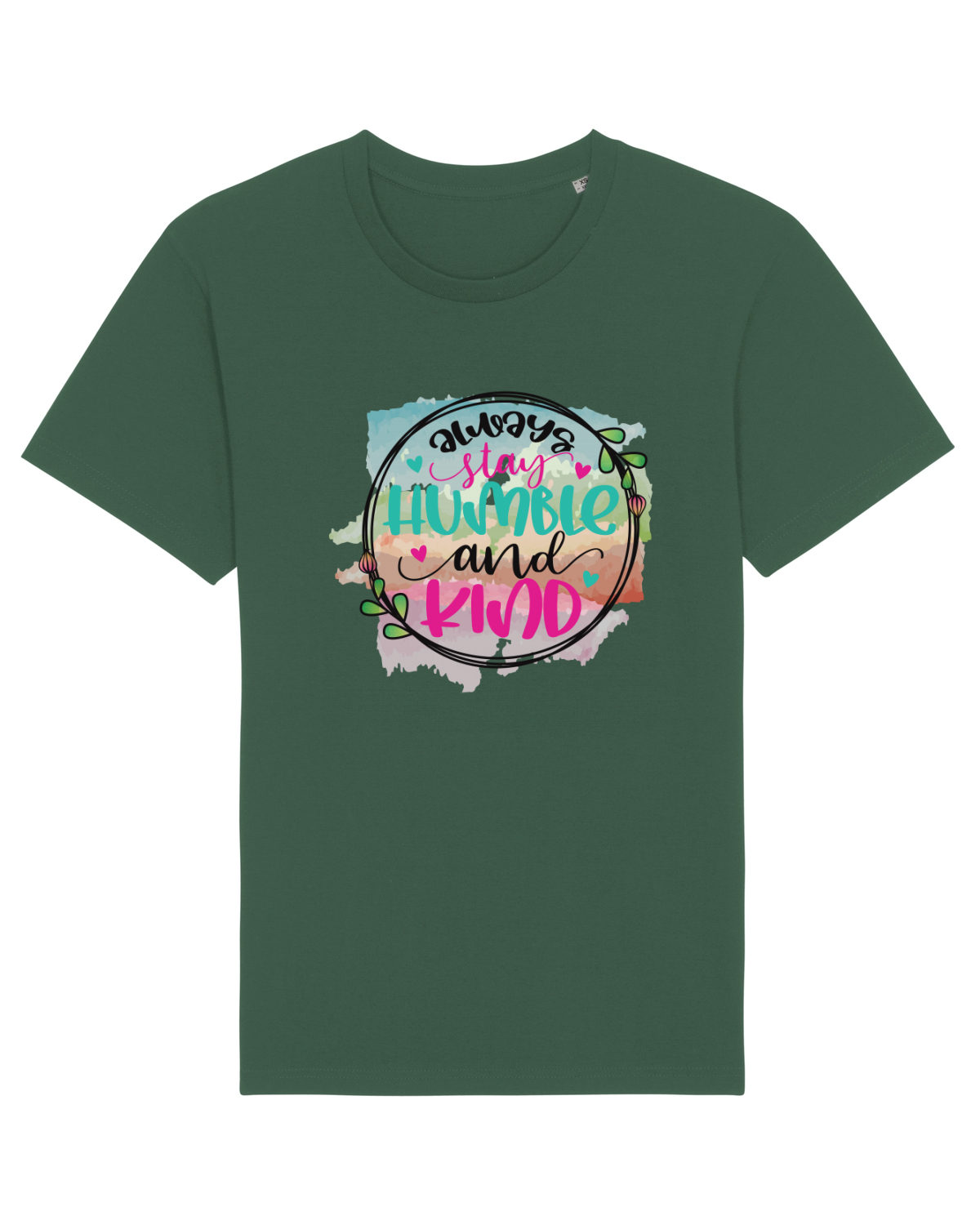 Tricou mânecă scurtă Unisex Rocker Bottle Green
