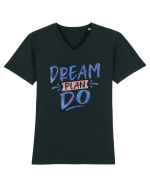 Dream Plan Do Tricou mânecă scurtă guler V Bărbat Presenter