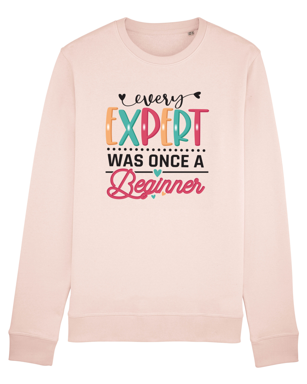 Bluză mânecă lungă Unisex Rise Candy Pink