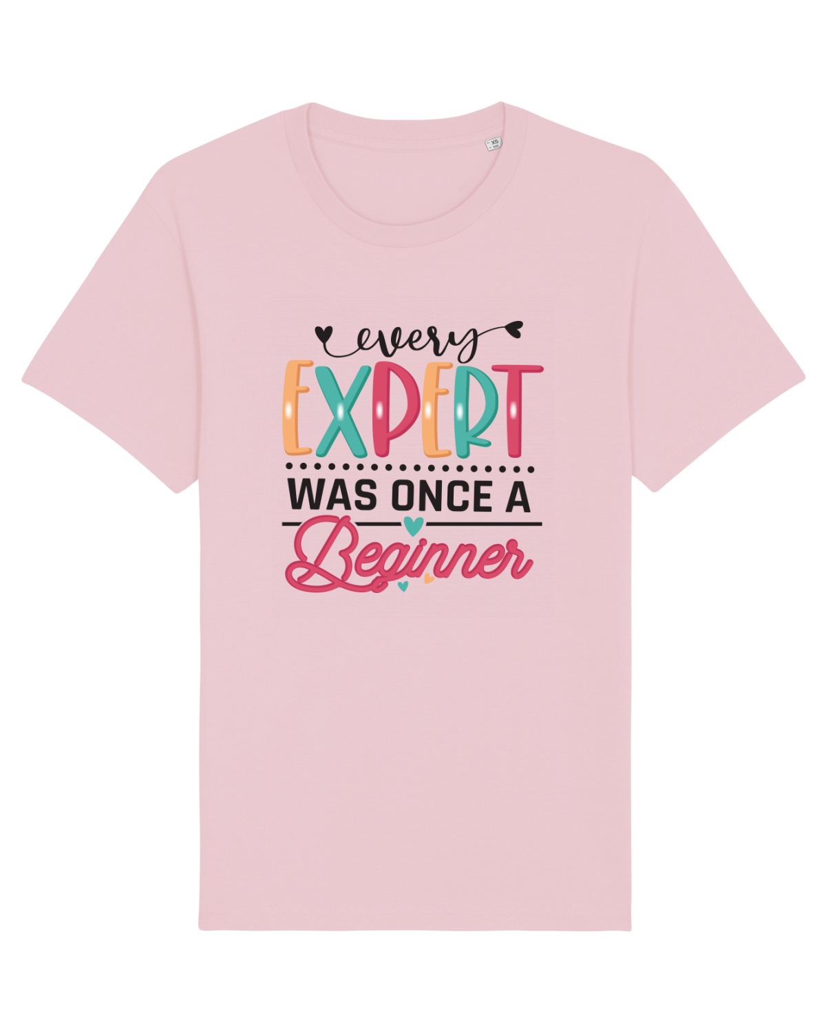 Tricou mânecă scurtă Unisex Rocker Cotton Pink