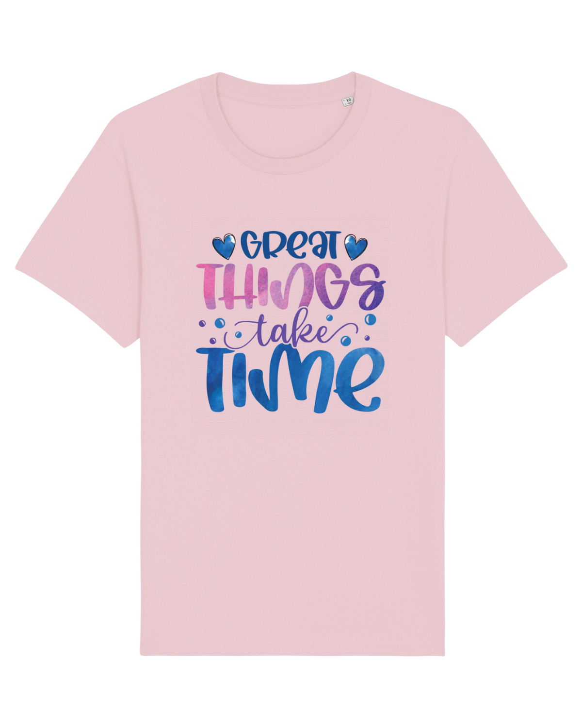 Tricou mânecă scurtă Unisex Rocker Cotton Pink