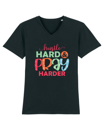 Hustle Hard Pray Harder Black