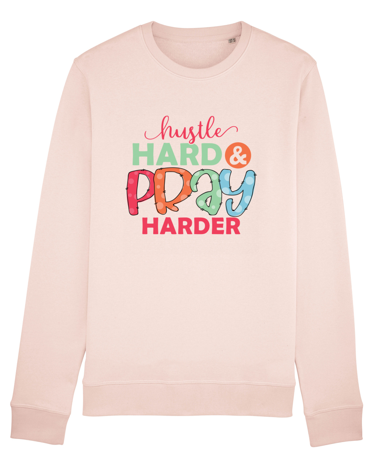 Bluză mânecă lungă Unisex Rise Candy Pink