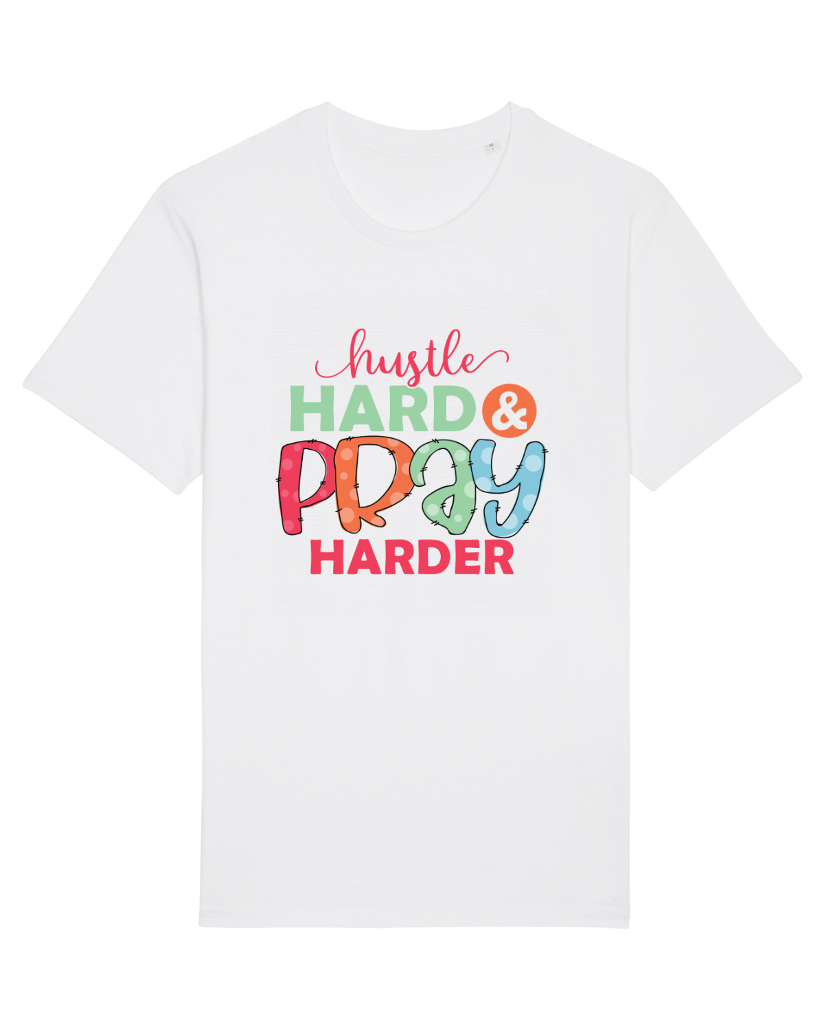 Tricou mânecă scurtă Unisex Rocker White