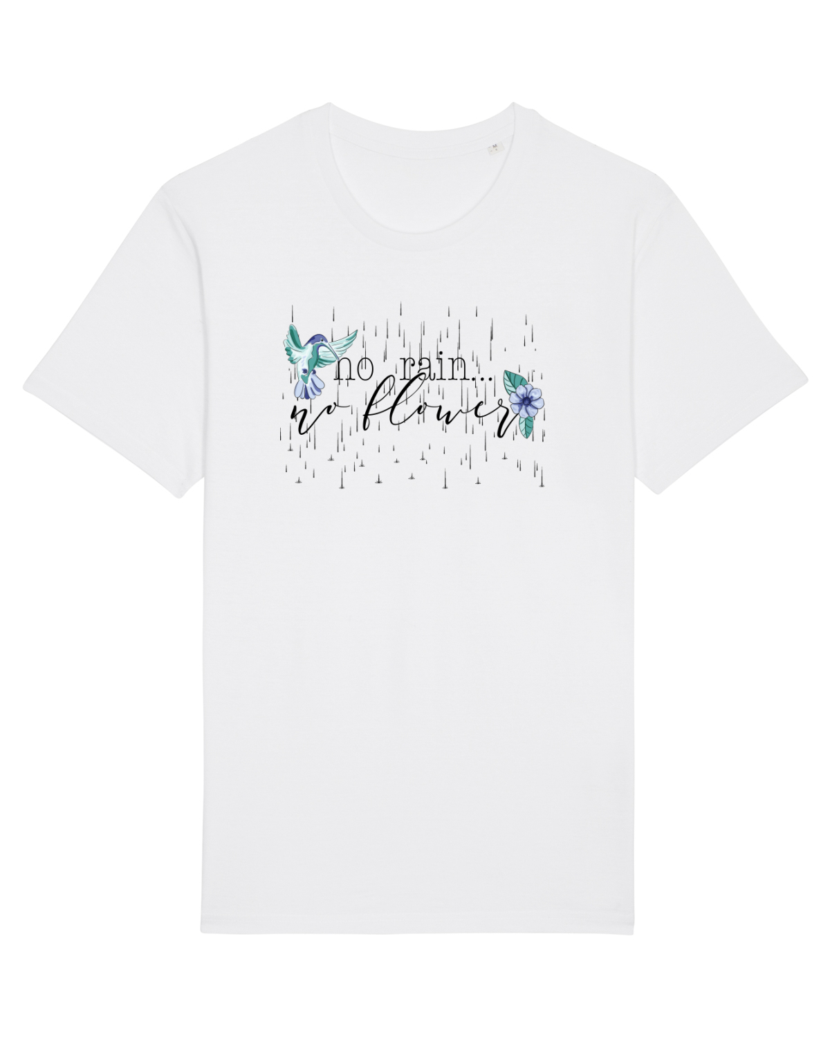 Tricou mânecă scurtă Unisex Rocker White