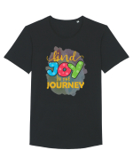 Kind Joy In The Journey Tricou mânecă scurtă guler larg Bărbat Skater