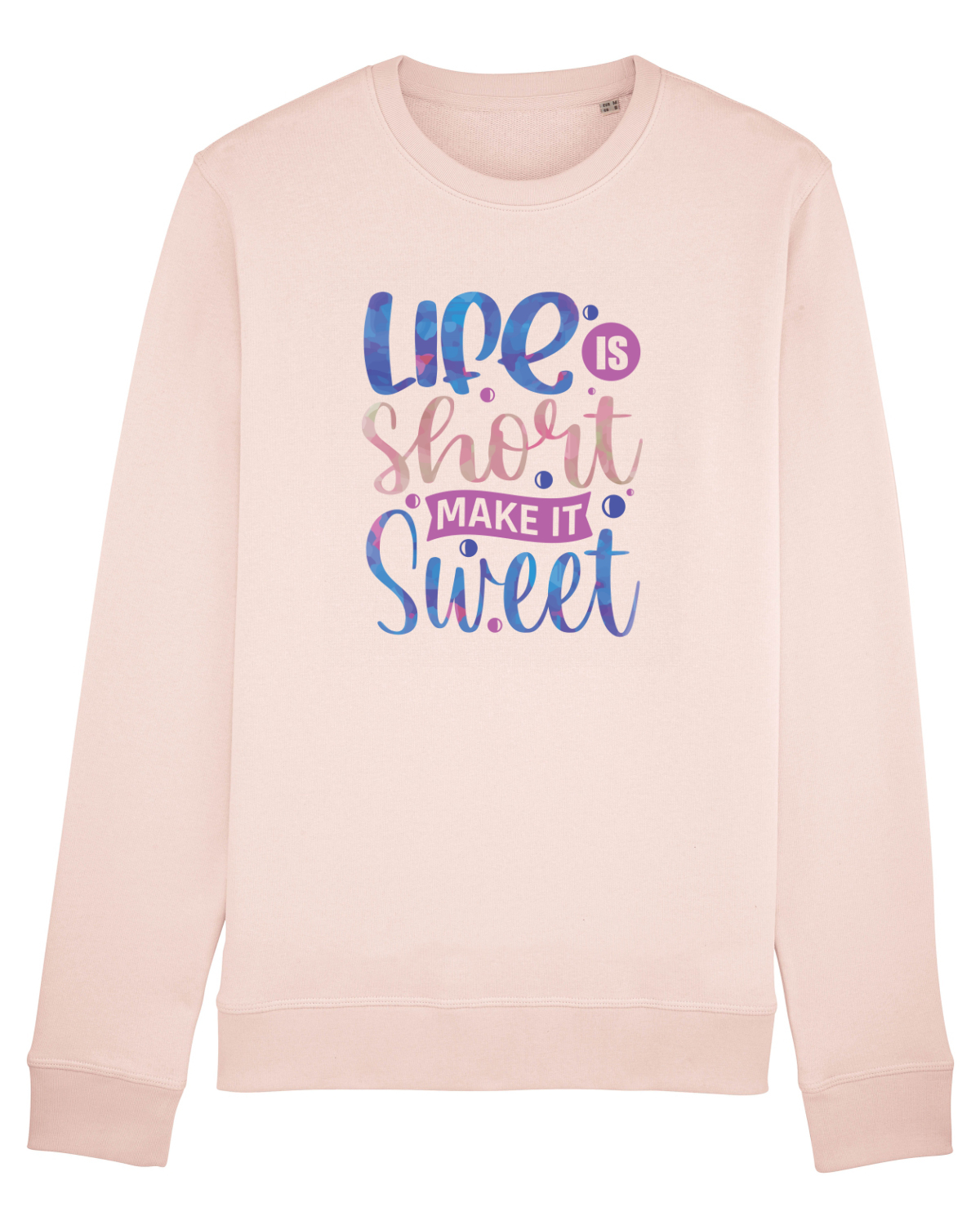 Bluză mânecă lungă Unisex Rise Candy Pink